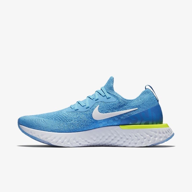 Nike flyknit react on sale blue